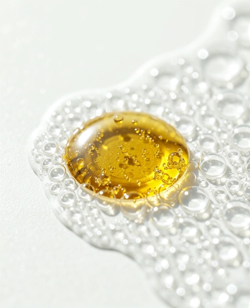 Hyaluronic acid and oil blend